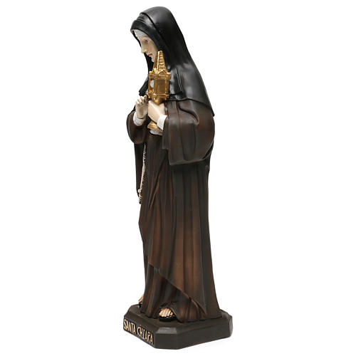 St. Clare statue in resin 42.5 cm 3