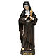 St. Clare statue in resin 42.5 cm s1