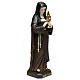 St. Clare statue in resin 42.5 cm s4