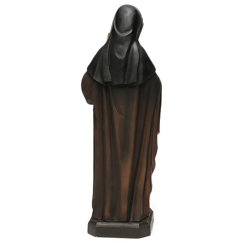 Santa Clara 42.5 cm estatua resina 5