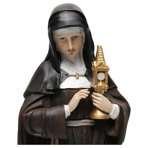 Sainte Claire 42,5 cm statue résine 2
