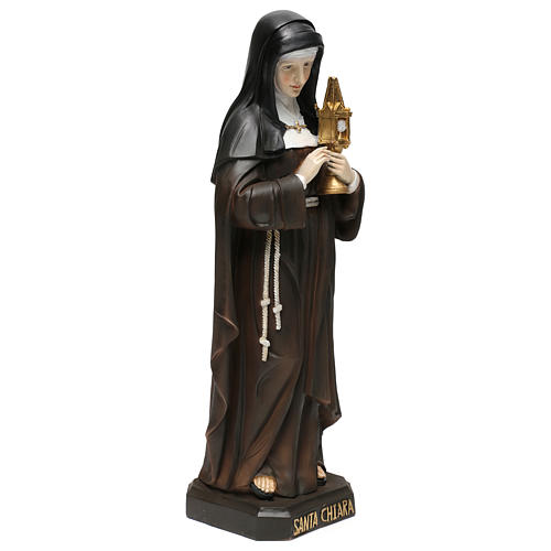 Sainte Claire 42,5 cm statue résine 4