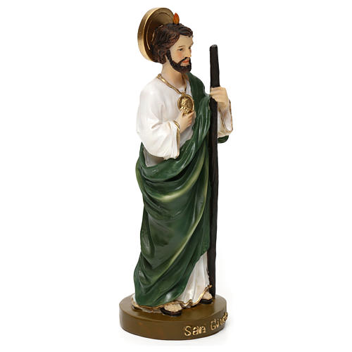 St. Jude statue in resin 18 cm 3