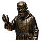 STOCK Statue Pater Pius 50cm Harz Fontanini Bronze Finish s2
