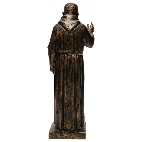 STOCK Statue Saint Pio de Pietrelcina 50 cm résine Fontanini 5