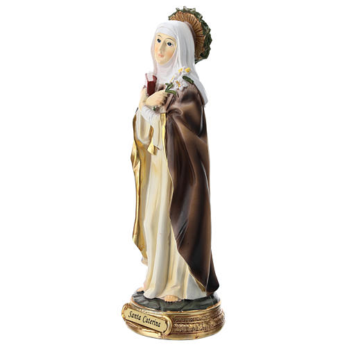 Statue of St. Catherine of Siena 20 cm 3