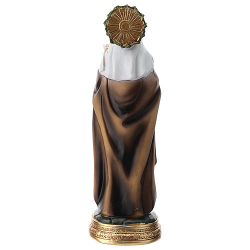 Estatua de Santa Caterina de Siena resina 20 cm 5