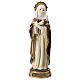St Catherine of Siena statue resin 20 cm s1