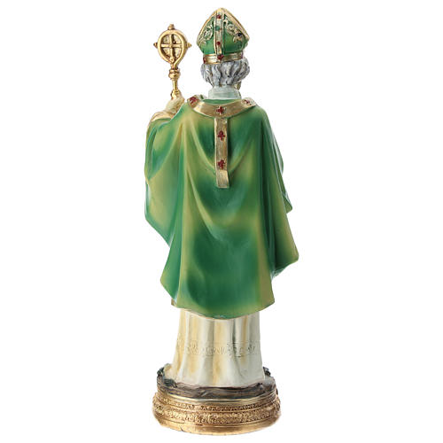 Estatua San Patricio resina 20 cm 5
