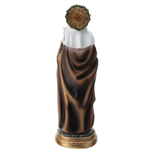 Sainte Catherine de Sienne statue résine 30 cm 5