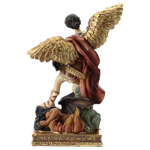 San Miguel estatua 15 cm de resina 5