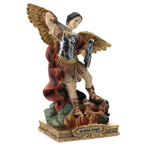 St. Michael the Archangel statue 15 cm in resin 4
