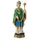 Statue St Patrick 30 cm résine colorée s1