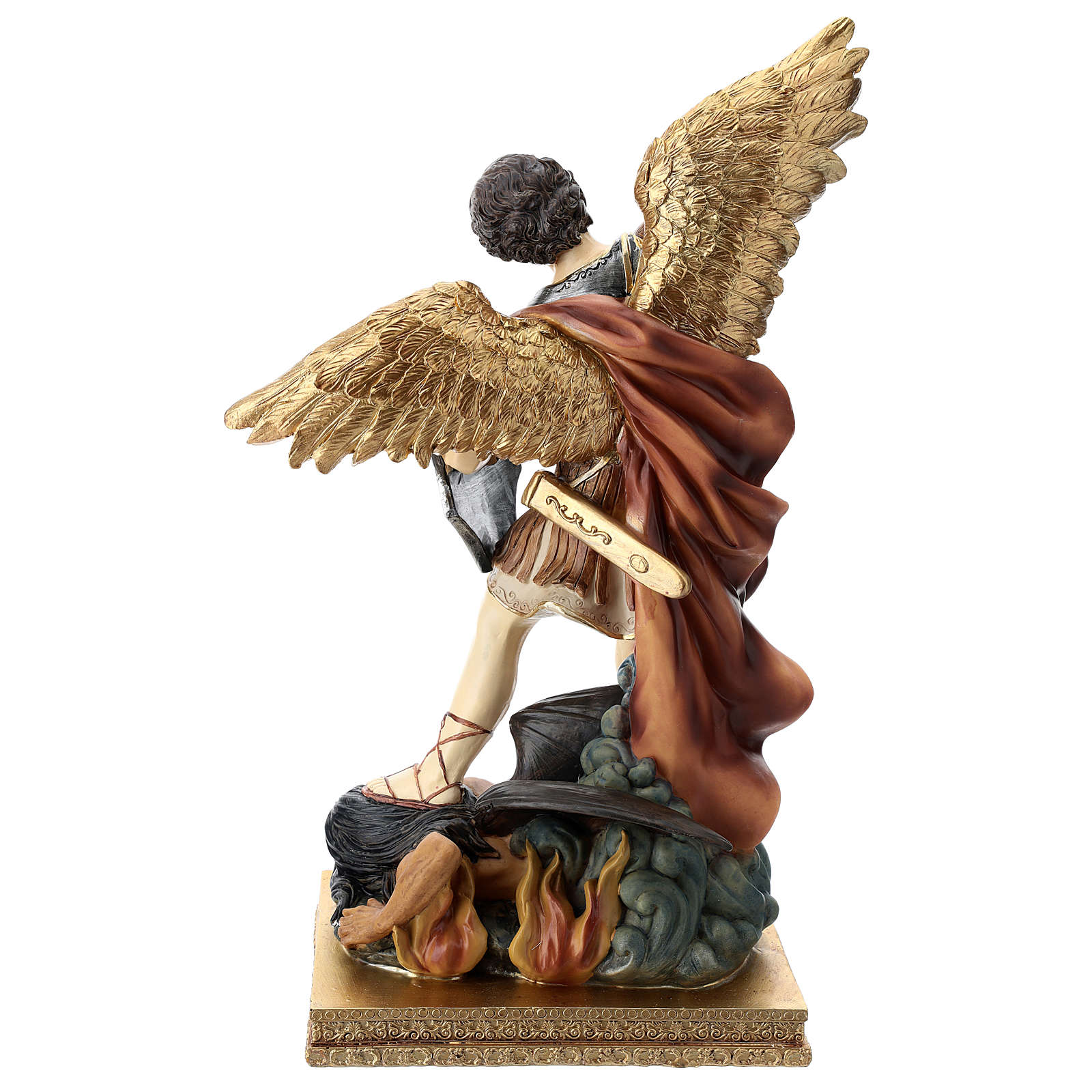 st michael resin statue