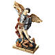 St. Michael statue 40 cm colored resin s3