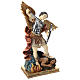 St. Michael statue 40 cm colored resin s4