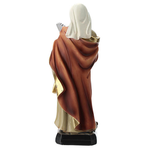 Statue Heilige Cäcilia, aus Kunstharz, 20 cm 5