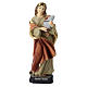 Saint Cecilia statue in resin 20 cm s1