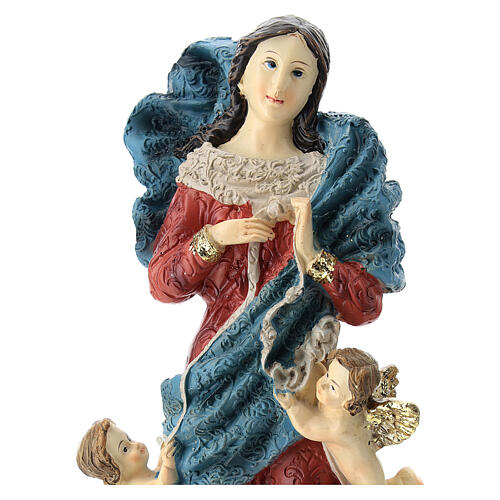 Statue of the Virgin Mary untying knots resin 22 cm 2