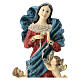 Estatua Virgen que desata los nudos resina 22 cm s2