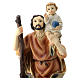 Statue of St. Christopher resin 20 cm s2