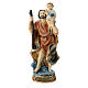 St. Christopher statue in resin 20 cm s1