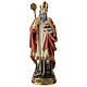 Saint Nicholas statue in resin 30 cm s1
