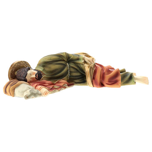 Statue Saint Joseph endormi 39 cm résine 4