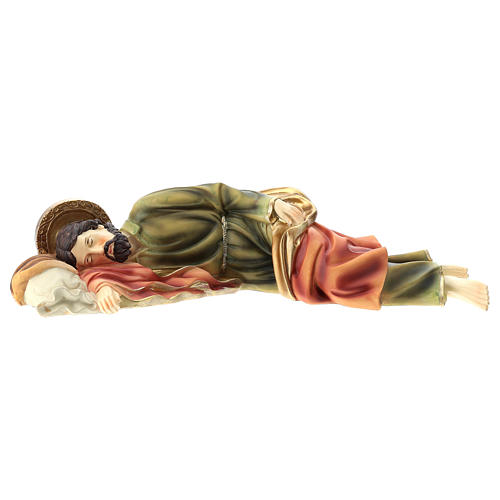 Imagem São José adormecido 39 cm resina 1