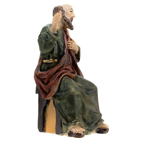 Scena condanna di Gesù Caifa Barabba statue 9 cm 12