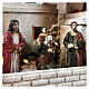 Scena z żywica Chrystusa: skazanie Jezusa, Kajfasz, Barabasz 9 cm s4