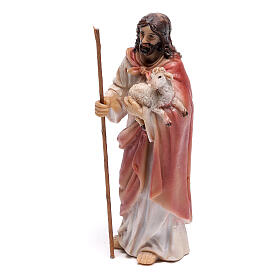 Ícones, Ovos Pintados, Quadros, Imagens: Figura em resina Jesus Bom Pastor, 9 cm
