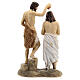 Estatuas escenas bautismo de Jesús con Juan Bautista 9 cm s7