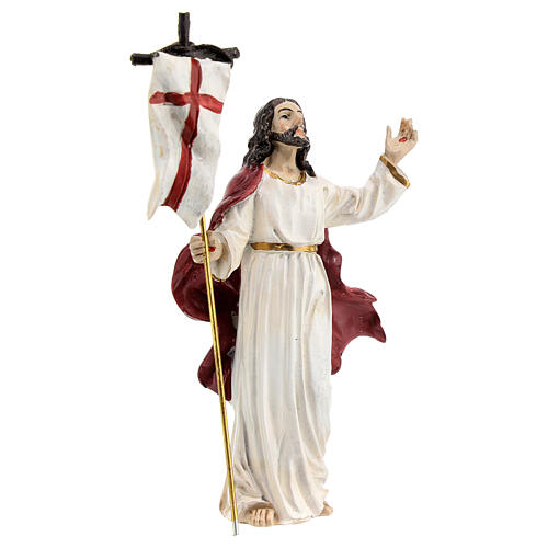 Estatua de Jesús en el momento de la Resurrección 12 cm 3