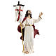 Statua Resurrezione Gesù raggiera resina 9 cm s3