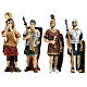 Quatre santons de soldats romains 10 cm s1