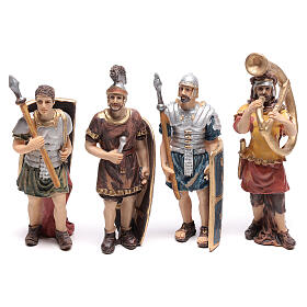 Ícones, Ovos Pintados, Quadros, Imagens: Quatro figuras soldados romanos 9-10 cm