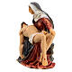 Figura resina Virgem Maria com o corpo de Jesus nos braços, 9 cm s3