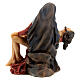 Figura resina Virgem Maria com o corpo de Jesus nos braços, 9 cm s7