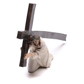 Ícones, Ovos Pintados, Quadros, Imagens: Imagem Jesus caindo com a cruz 9 cm