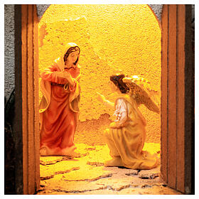 Annunciazione Angelo a Maria statue 9 cm