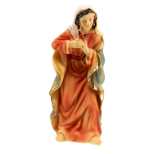 Annunciazione Angelo a Maria statue 9 cm 5