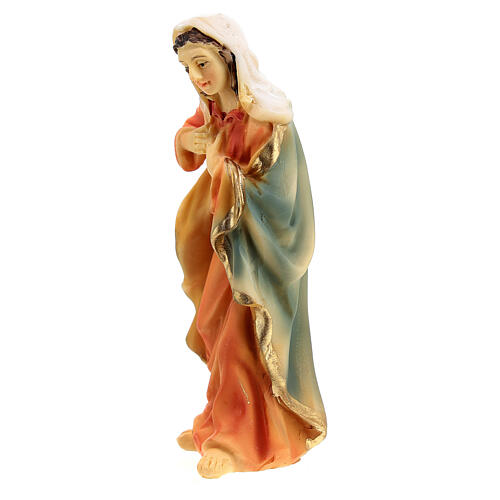 Annunciazione Angelo a Maria statue 9 cm 7