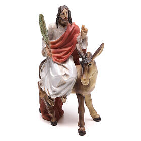 Ícones, Ovos Pintados, Quadros, Imagens: Cena entrada de Jesus em Jerusalém 9 cm