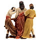 Scena Gesù spogliato dalle vesti statue 9 cm s6