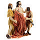 Scena Gesù spogliato dalle vesti statue 9 cm s5