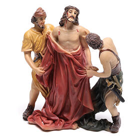 Ícones, Ovos Pintados, Quadros, Imagens: Cena Jesus é despojado das suas vestes 9 cm