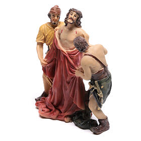 Ícones, Ovos Pintados, Quadros, Imagens: Cena Jesus é despojado das suas vestes 9 cm