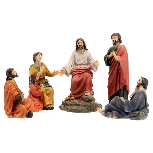 Scène du sermon de Jésus sur le mont 9 cm 1