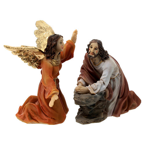 Agonia Gesù orto degli ulivi statue 9 cm 3